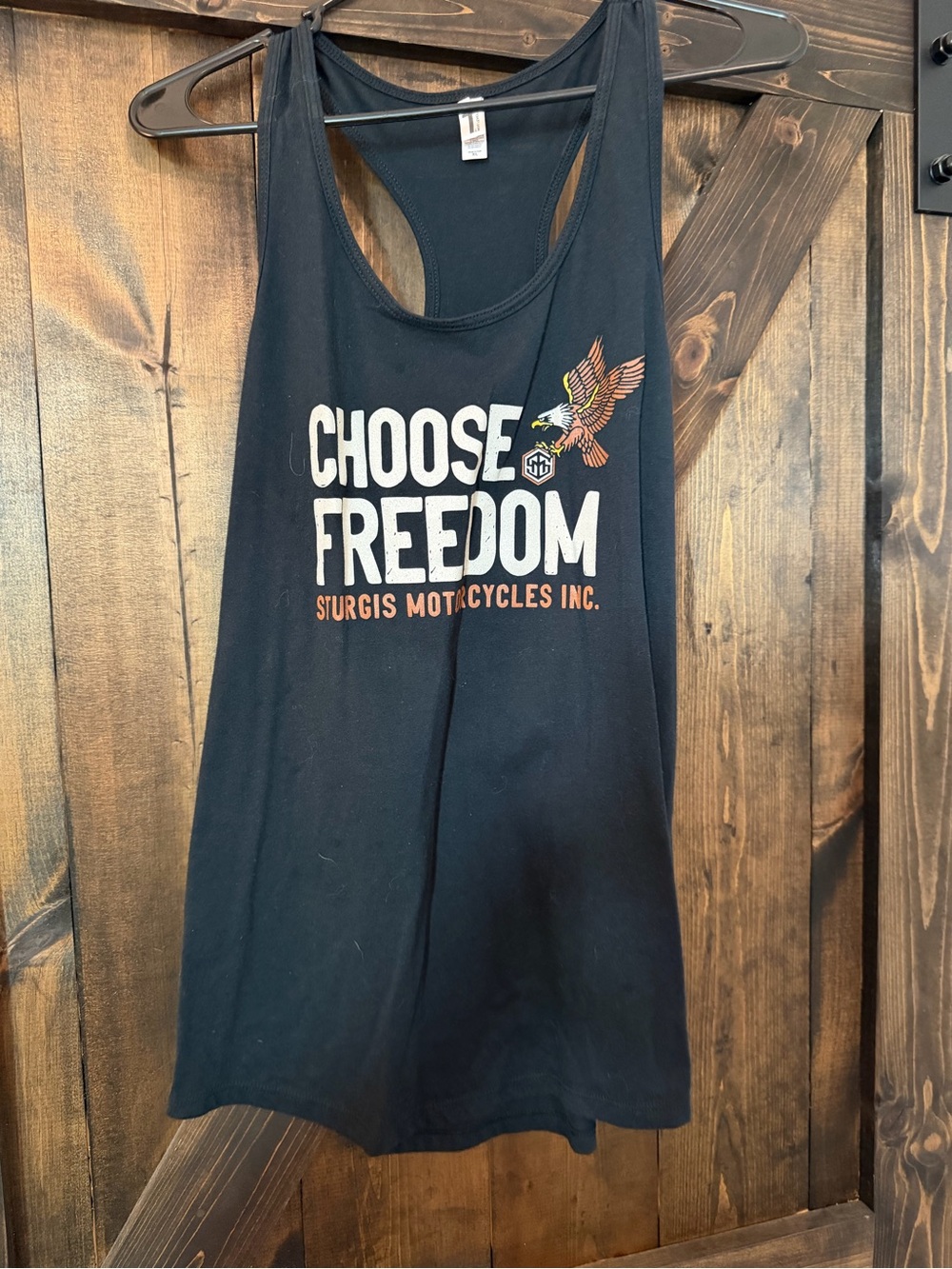 Sturgis Motorcycles Black 'Choose Freedom' Women's Racerback Tank